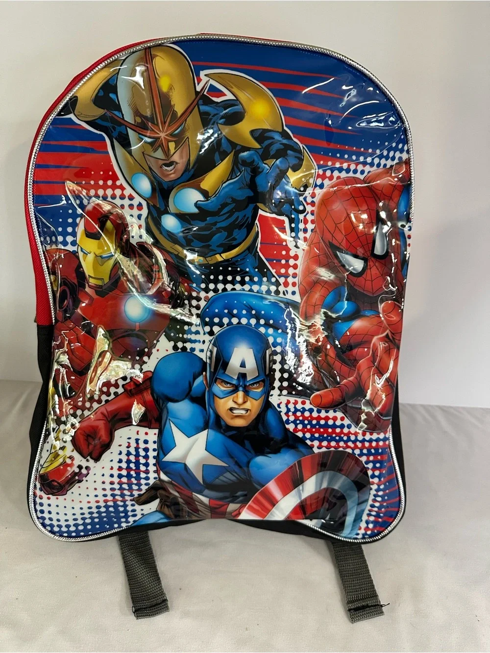 Kids Marvel Superheroes 16” Backpack - Red, Black
